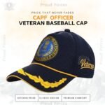 CAPF  Officers’ (Blue color) Baseball Cap for Veterans -Premium Quality