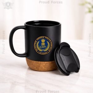 CAPF Veteran Matte Finish Coffee Mug with Cork Base