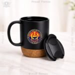 BSF Veteran Matte Finish Coffee Mug with Cork Base