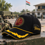 Indian Army Officer's Veteran Baseball Cap (Black Color) – Premium Quality