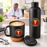 Doctor Matte Finish Bottle & Coffee Mug Combo Set