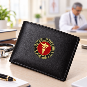 Doctor Black Leather Wallet for Men (Premium Classic Edition)