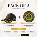 ITBP Officer Veteran Cap & Sticker Combo