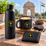 Republic of india Premium Combo Pack of 3 – Bottle, Coffee Mug & Leather Wallet