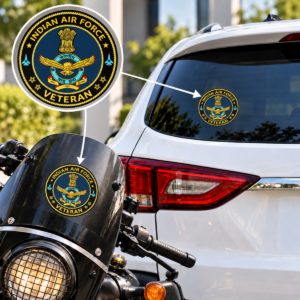 Premium Quality Air Force Veteran Car & Bike Stickers